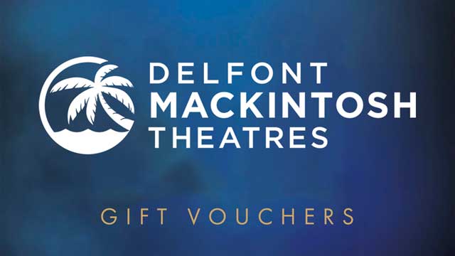 Delfont Mackintosh Theatres gift voucher title treatment