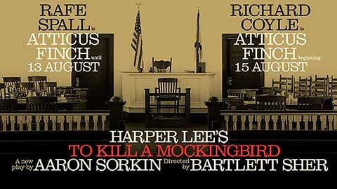 Richard Coyle to play Atticus Finch in critically acclaimed production of To Kill A Mockingbird currently running in the West End