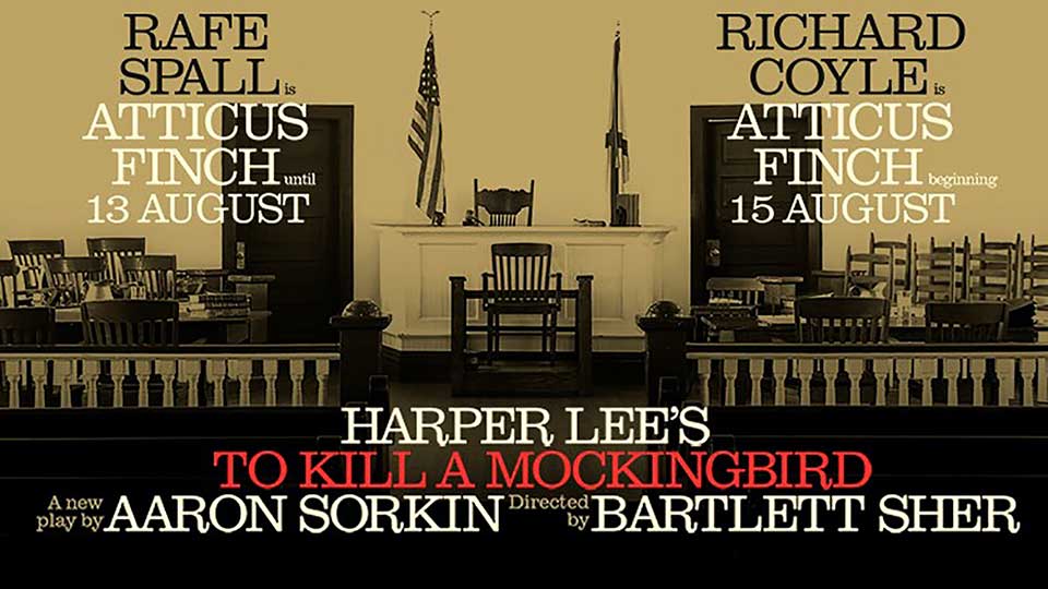 Richard Coyle to play Atticus Finch in critically acclaimed production of To Kill A Mockingbird currently running in the West End