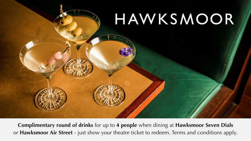 Hawksmoor drinks offer imagery