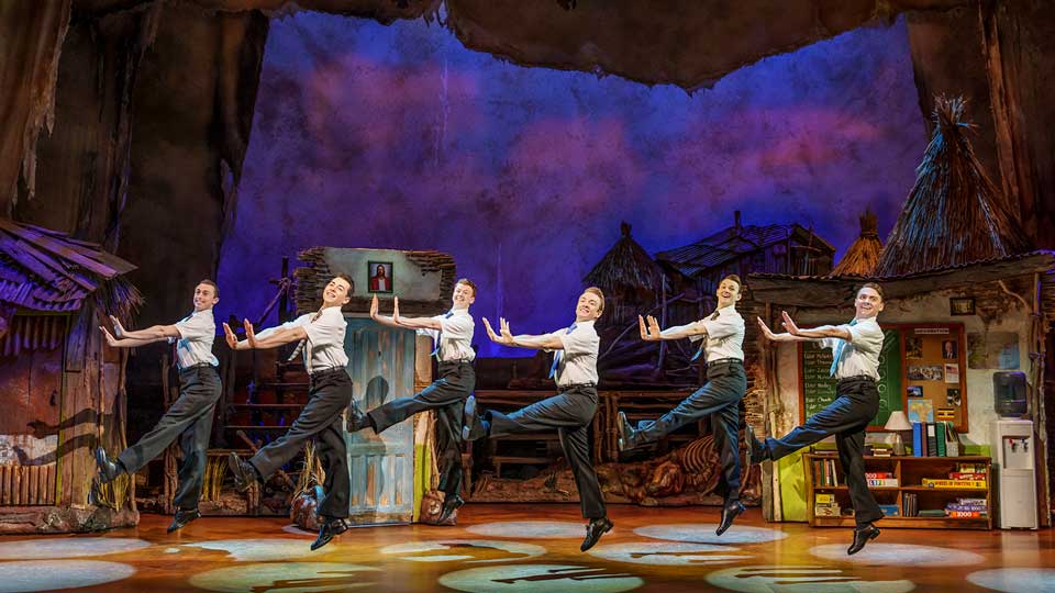 The Book of Mormon, London cast. Photography by Johan Persson