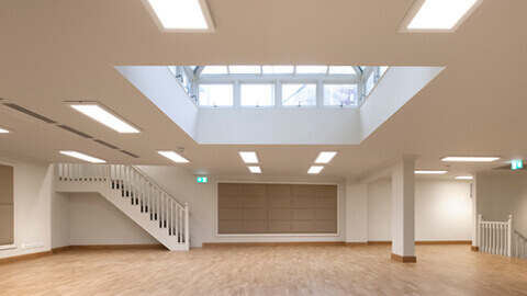 The rehearsal room at Victoria Palace Theatre. Photo by Philip Vile