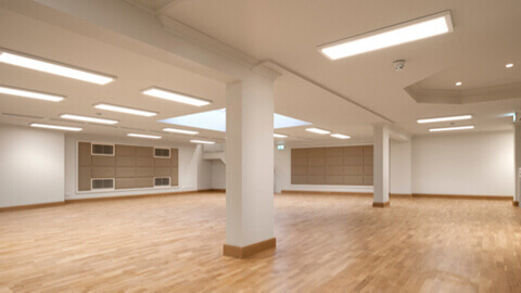 The rehearsal room at Victoria Palace Theatre. Photo by Philip Vile